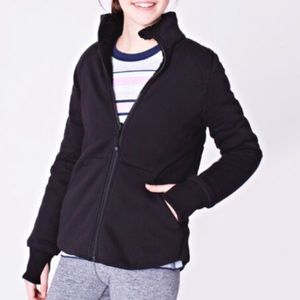 Lululemon youth reversible faux fur jacket